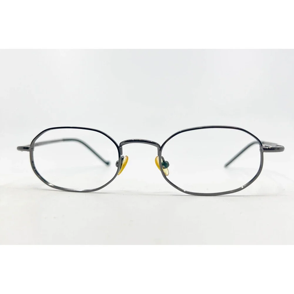 Eye Q Eyeglasses Unisex Gunmetal SW302 Oval Metal Frame 47-18-145